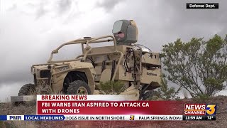 FBI bulletin warns Iran discussed possible drone attack on California, report says