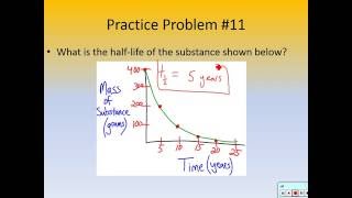Half-Life Problems.  (Chemistry Ch. 2, Part 3)