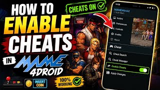 MAME4DROID emulator how to cheat enable any game 💯👍🥳 full setup  screenshot 5