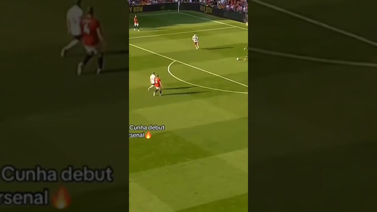 Cunha destroying Arsenal defense yesterday with his skills 