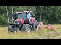 New tractor Case IH Puma 260 cvx + Pöttinger Terradisc T 500 Discing a large stand of weeds