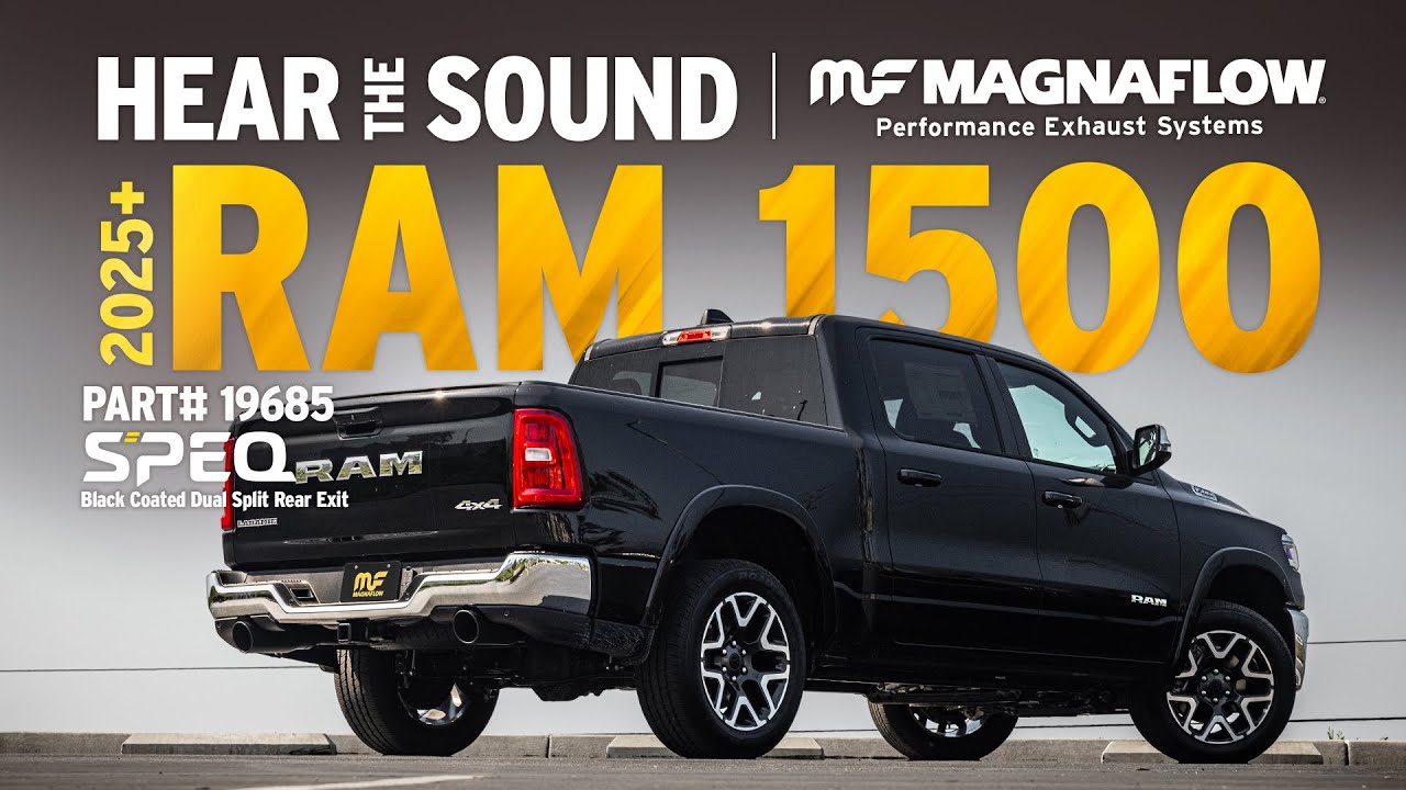 2025 RAM 1500 Exhaust Sound Clip | MagnaFlow SPEQ Series Dual Exit