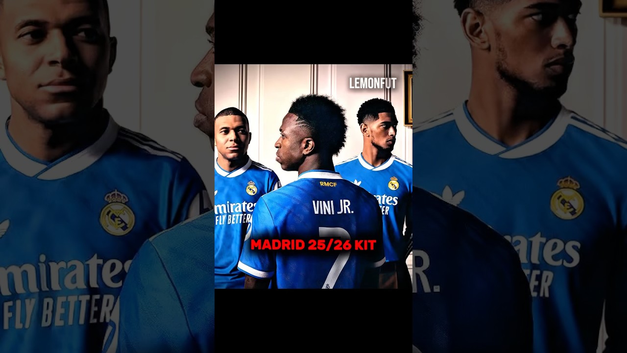 Real Madrid 2025/2026 Third KIT💙🥶