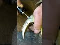 part 3 A Sharp knife Made from a dozen drills! #experimnent #restore #forging #rust #welding