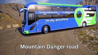bus vs world's most dangerous road karakoram challenge | ets2 1.55
