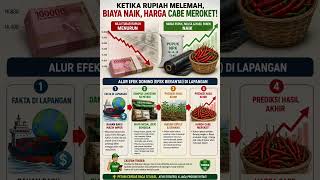 Kurs Rupiah Anjlok, Harga Cabe Bakal Meroket
