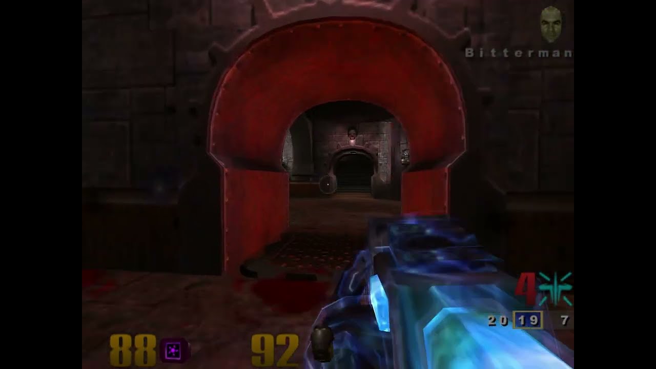 Playing Quake 3 Arena on Steam in 2025 Part 3 : Using Quad Damage to reach tier 3 quickly