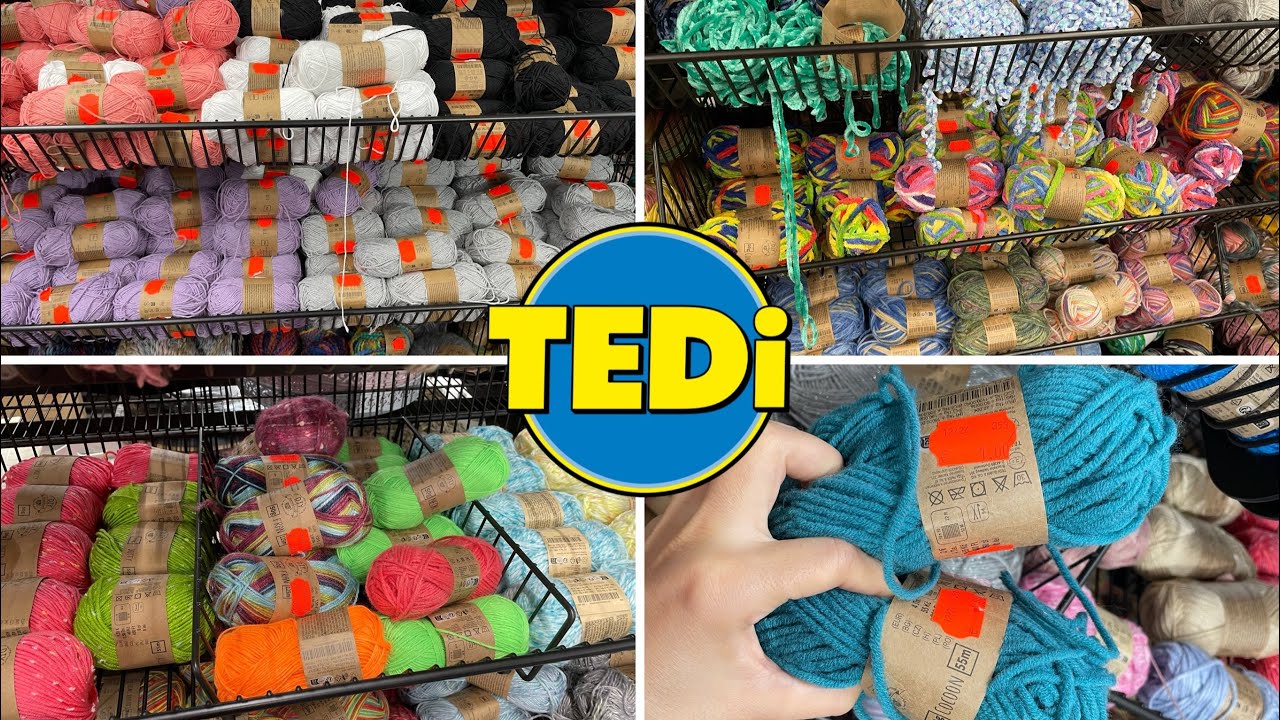 TEDI HAUL über - 50% 🧶 Garn Häkelnadeln | Marytuga