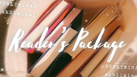 ₊·❝Reader's Package·|| listen once⋆࿐໋subliminal☽