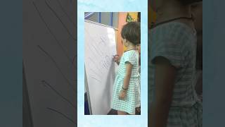 Tiny hands, big imagination! 🎨✨ Scribble wall fun to boost creativity at SPACEC!