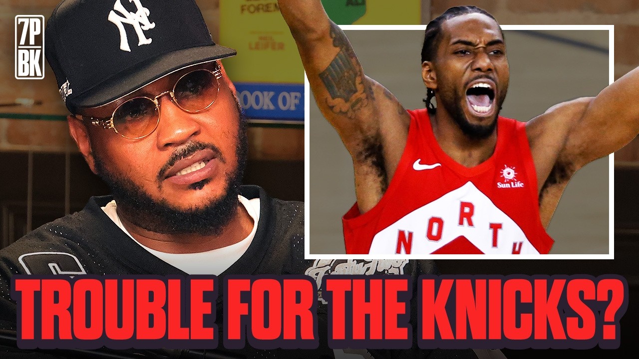 Carmelo Anthony Says Kawhi Leonard Makes Raptors a Real Threat to Knicks