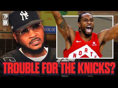 Carmelo Anthony says Kawhi Leonard makes Raptors a real threat to Knicks