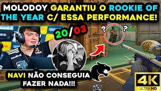 [garantiu O Rookie Of The Year!] 🤯🔥 Molodoy Pov Completa Na Train Vs Navi - Final Da Thunderpick!