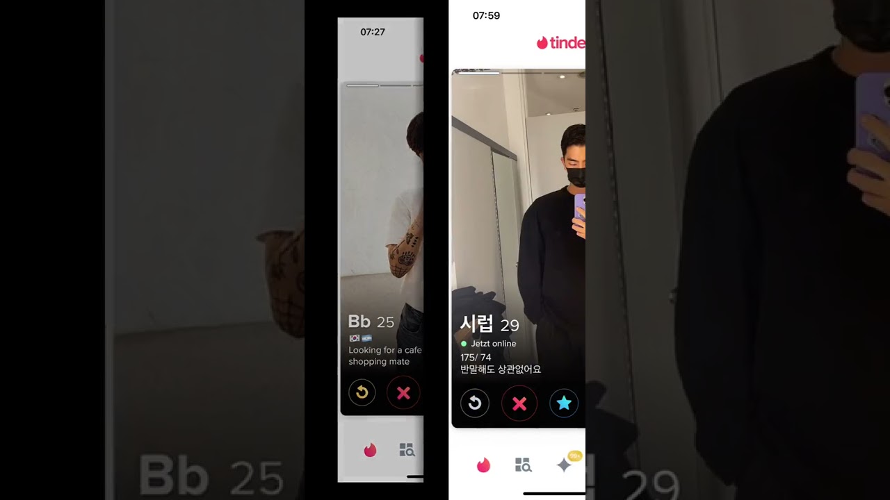 Tinder in Korea be like 👀