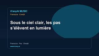 Sous Le Ciel Clair, Les Pas S’élèvent En Lumière Icanyai