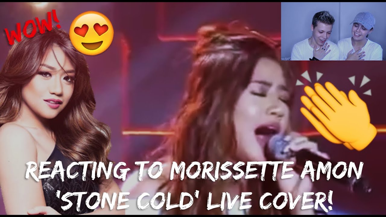 MORISSETTE AMON 'STONE COLD' LIVE COVER REACTION | TROTT & CASE