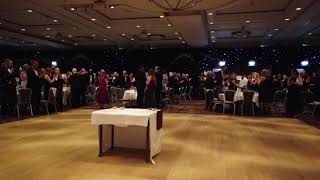 Robert Burns Live performs the Haggis Address at the Police Scotland Burns Supper