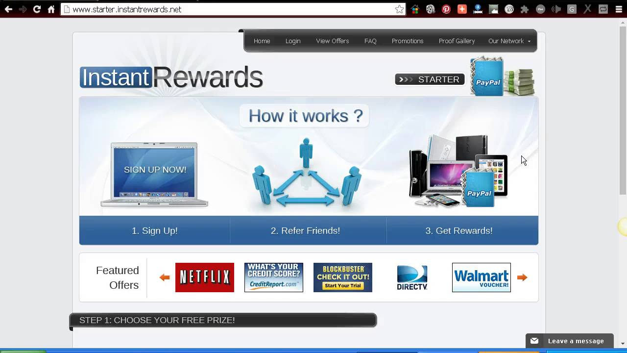 Instant Rewards Starter