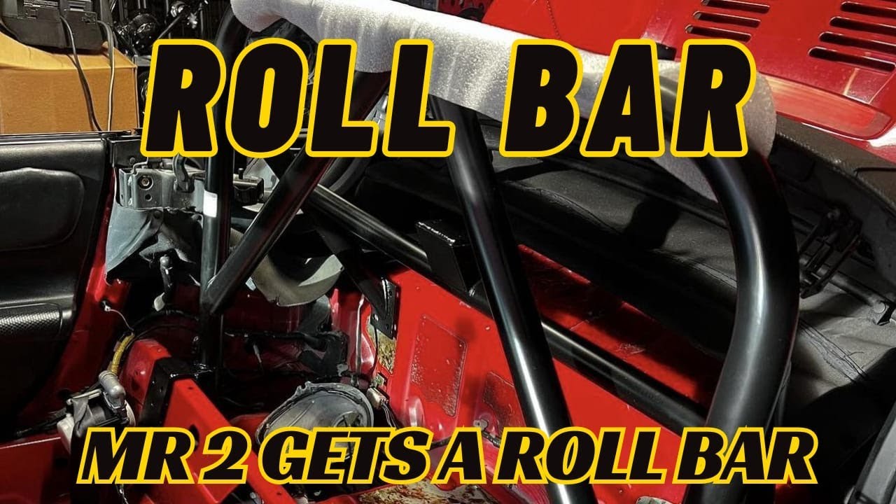 MR2 Spyder Roll Bar Install (Harddog roll bar)