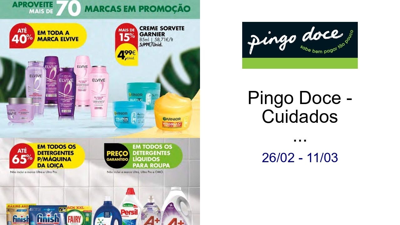 Pingo Doce - Cuidados Pessoais e para o Lar Açores 26/02 - 11/03