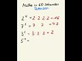 Potenzen - Grundlagen, Basis, Exponent einfach erklärt. Folgen für mehr 🧮