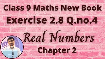 Class 9 Maths | Exercise 2.8 Q.No.3 | Real Numbers | Chapter 2  | Tamil Nadu Syllabus | Alex Maths