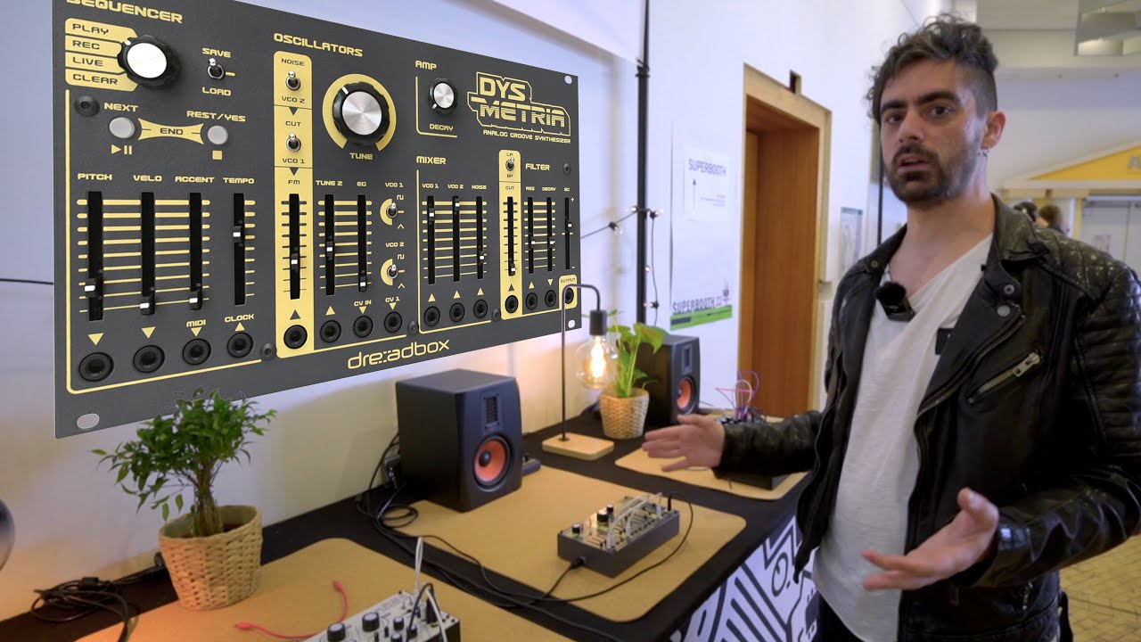 Dreadbox DYSMETRIA Percussion Synth (SuperBooth 22) - YouTube