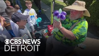 Michigan "Balloon Guy" leaves lasting impression