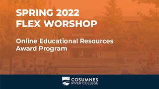 Spring 2022 FLEX: Open Educational Resources Award Program