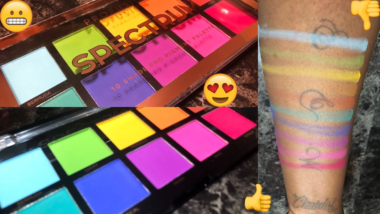 Profusion Cosmetics ‘Spectrum’ Eyeshadow Palette  - LIVE SWATCHES | WOC