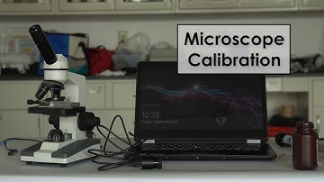 Calibrating a microscope for use in with AmScope software | cyanoScope