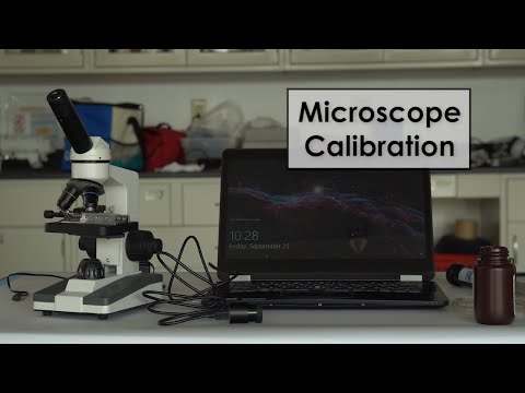 Calibrating a microscope for use in with AmScope software | cyanoScope