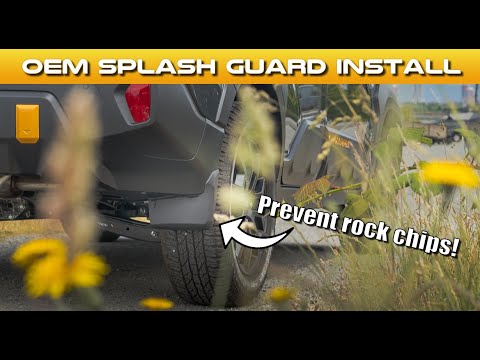 DIY Splash Guard Install on 2025 Subaru Crosstrek Wilderness