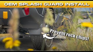 DIY Splash Guard Install on 2025 Subaru Crosstrek Wilderness