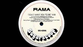 Rama - Don't Want You To Be (Vocal) HD