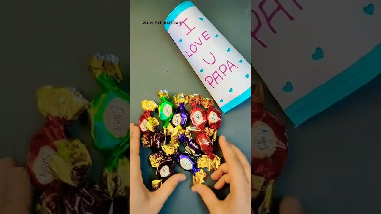 Happy Father's Day👨🥰Mere Papa 😍💞 paper gift idea for papa 🎁👌