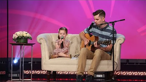 4-Year-old Claire and Her Dad Perform 'You'll Be i...