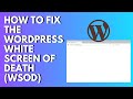 How to Fix the WordPress White Screen of Death (WSOD) 2025