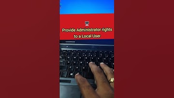 Give 🖥️ Administrator rights to a user #adminaccess #windows #pc #itparivar #shorts