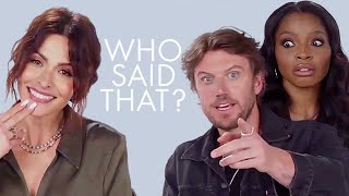 ‘Sex/Life’ Cast Guesses Lines From Season 1 | Who Said That? | ELLE Profile