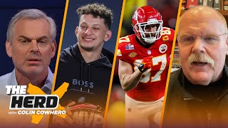 Andy Reid on winning 3rd Super Bowl, Chiefs' dynasty & Kelce sideline incident | NFL | THE HERD