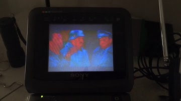 Sony video Walkman GV-9e pal version display problem