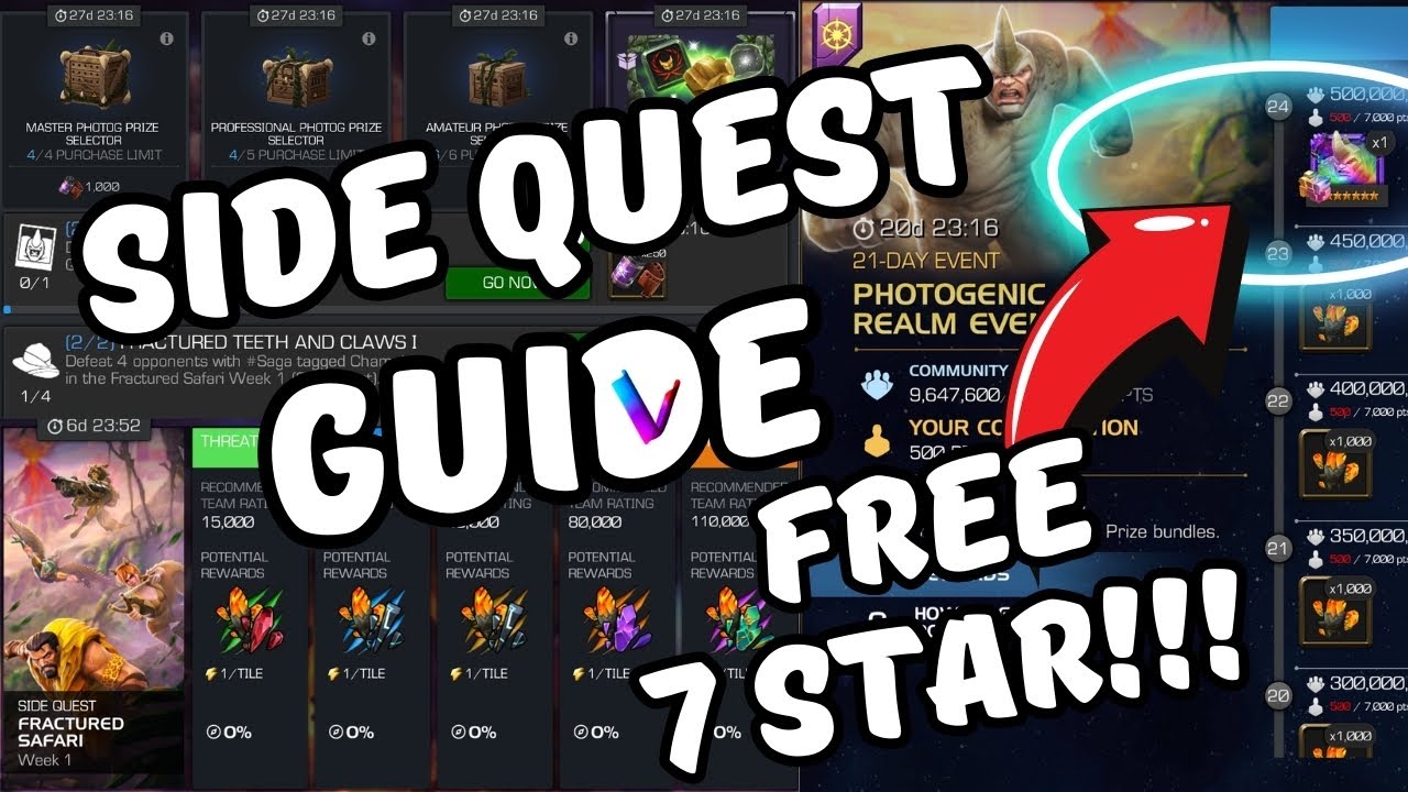 Бесплатно 7 звезд! Как пройти событие «Фотогеничные враги носорога» и побочный квест «Расколотое ...