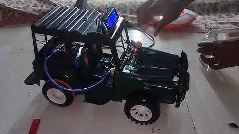 alcohol detector engine locking system Arduino project