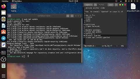 how to install Gparted on Ubuntu 21.10 | Linux Guide | Gparted