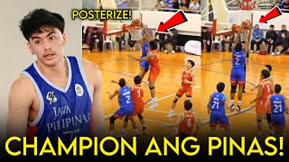 Champion Ang Pilipinas Posterize Ni Sanoria, Lakas Ni Baterbonia, Nagpaulan Ng 3Pointer Si Chog