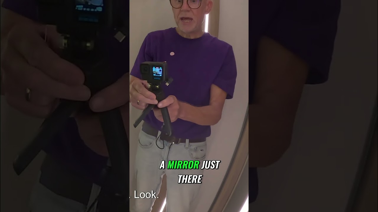 Hidden Mirror Secret Revealed! Amazing Space Hack #shorts