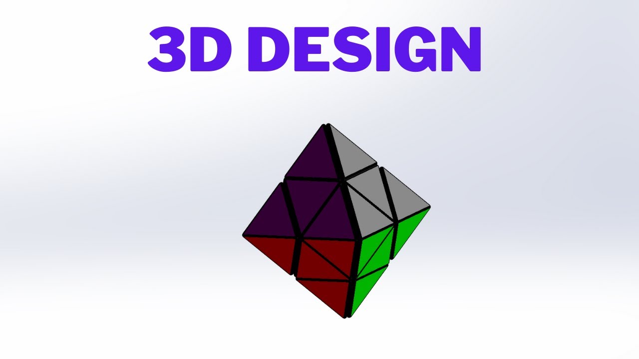 ️Rubik Diamond Skewb | 3d Design | SolidWorks Sorfware - YouTube