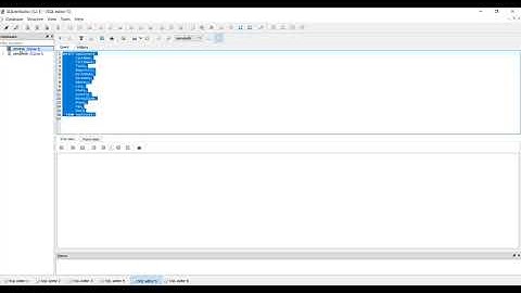 SQLite Veritabanı : SQLiteStudio IDE Kullanımı