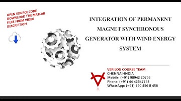 OPEN SOURCE CODE-INTEGRATION OF PERMANENT MAGNET SYNCHRONOUS GENERATOR WITH WIND ENERGY SYSTEM